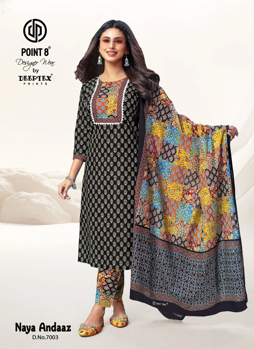 Deeptex Naya Andaz Vol 7 Cotton Wholesale Readymade Salwar Suit Catalog — Wholesale Readymade Suit, Deeptex wholesale from Surat - Gallery Image 3